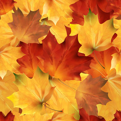 Naklejka na ściany i meble autumnal seamless 05 lith