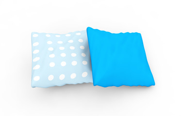 Pillow isolated on a White Background 3D Rendering