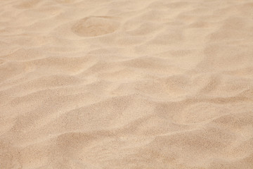 Fototapeta na wymiar Clean sand texture .Sea tropical sandy beach Summer background .