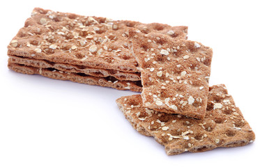 Crispbread with sesame seeds