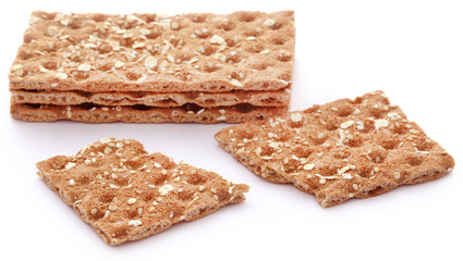 Crispbread with sesame seeds