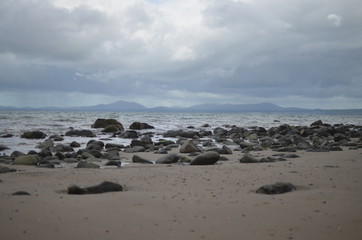 Fototapeta na wymiar Snowdonian Beach