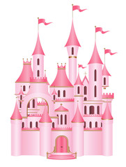 Pink princess castle © Angela