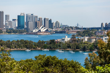 The Sydney city skyline. Sydney, New South Wales, Australia.