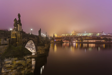 Obraz premium Charles bridge in Prague - Czech Republic