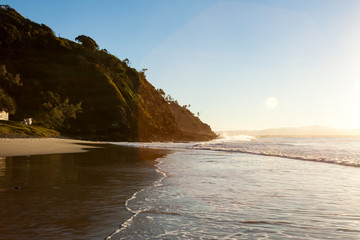 Late afternoon at Wategos Beach, Byron Bay, New South Wales, Australia.