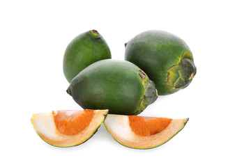 Betel nut isolated on a white background