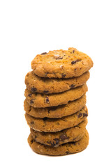 cookies with chocolate and nuts