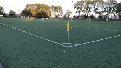 Autumn saturdaymorning ready for football