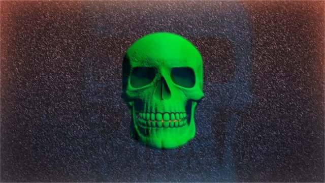 bstract Background Halloween Flickering Scary Skull 4