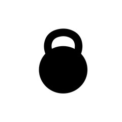 Kettlebell vector icon