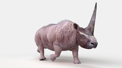 Obraz premium 3d rendered illustration of a elasmotherium