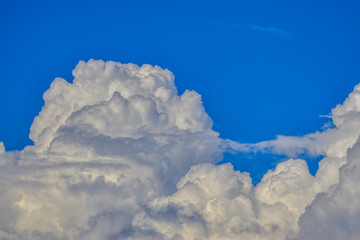 blue sky with clouds