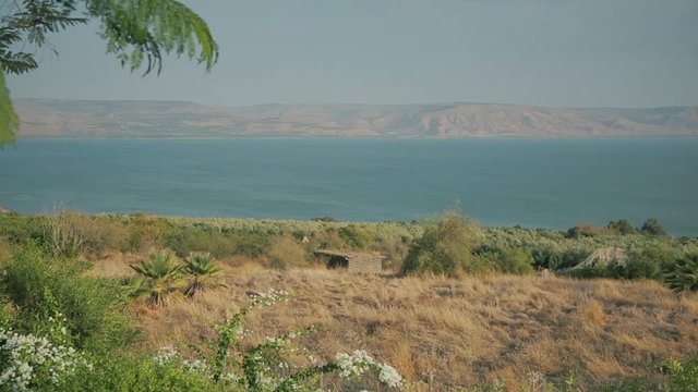 View of the Sea of Galilee (Kineret lake), Israel, cca. 2015.