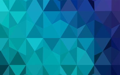 Obraz premium Light Blue, Green vector abstract polygonal background.
