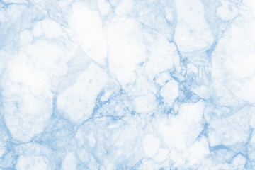 Blue marble texture and background for design.