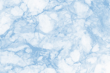 Blue marble texture and background for design.