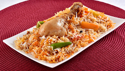 Chicken Biryani, A most delicious food in Pakistan and India