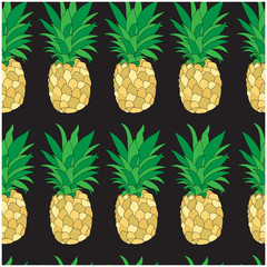 pineapple colorful pattern