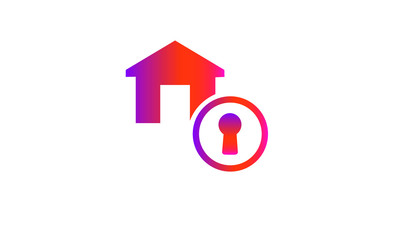 home secure vector icon