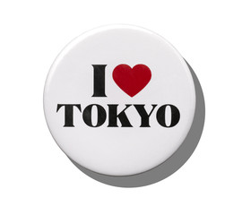 A I love Tokyo badge