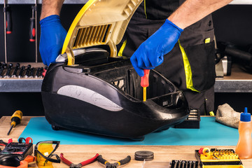 repair of home appliances in the service center