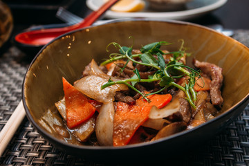 chicken with vegetables