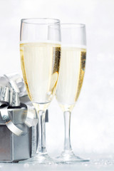 Champagne and gifts