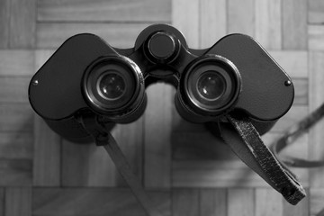 old binoculars
