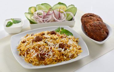 Kebab and Pulao