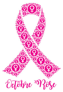 Symbole Octobre rose