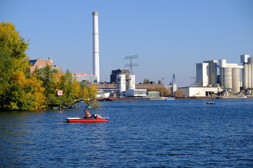 boat with factory