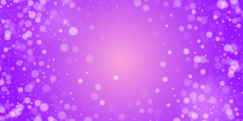 Vector realistic snowfall against a dark background. Transparent elements for winter cards