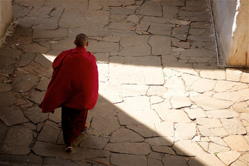 Monk in Bhutan