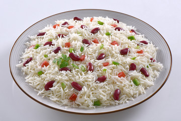 Delicious Rajma with Basmati Rice, Rajma Biryani
