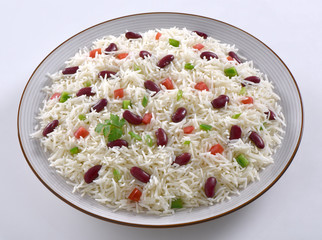 Delicious Rajma with Basmati Rice, Rajma Biryani