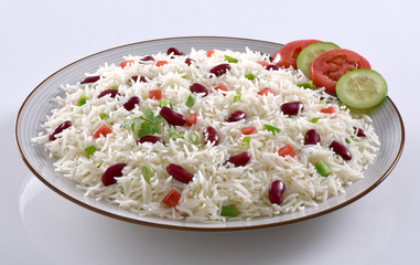 Delicious Rajma with Basmati Rice, Rajma Biryani
