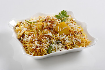 Potato Biryani or Aloo ki Biryani