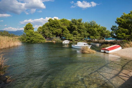 Mlinice Pantan - Croatian nature reserve near Trogir, Croatia	