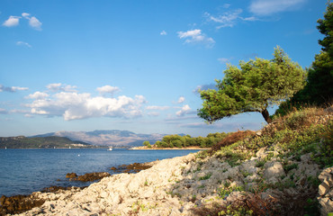 Croatian coast ( chorwackie wybrzeże - wyspa Ciovo, Dalmacja) © Emilia