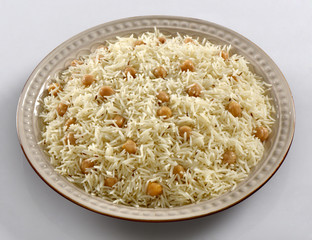 Chana Pulao, Rice with Chickpeas