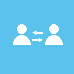 Persons exchange, connection scheme