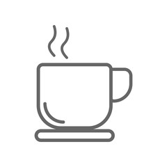 Coffee cup icon. vector illustration.