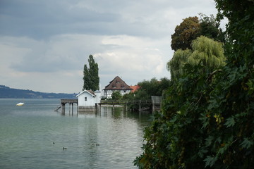 Fototapeta na wymiar Bodman am Bodensee