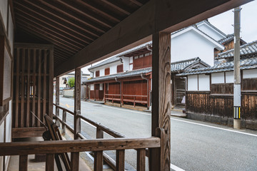 萩城下町の風景