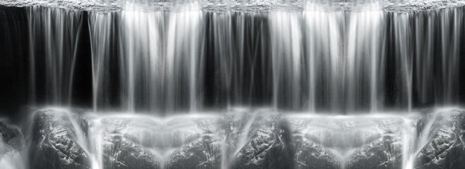 close-up of a waterfalls