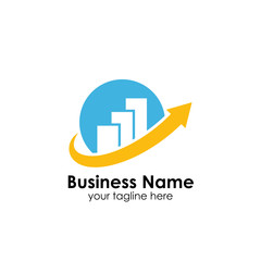 business finance and marketing logo design template