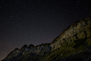 stars in the french alps