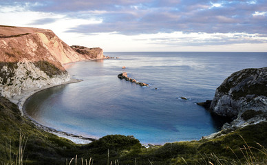 Lulworth Cove in South England