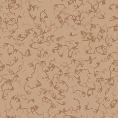 UFO military camouflage seamless pattern in different shades of beige and brown colors